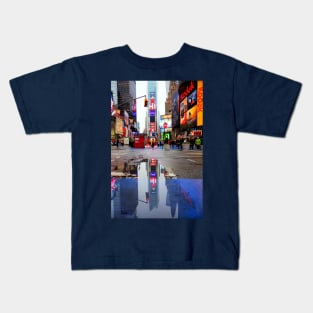 Times Square Reflection Kids T-Shirt